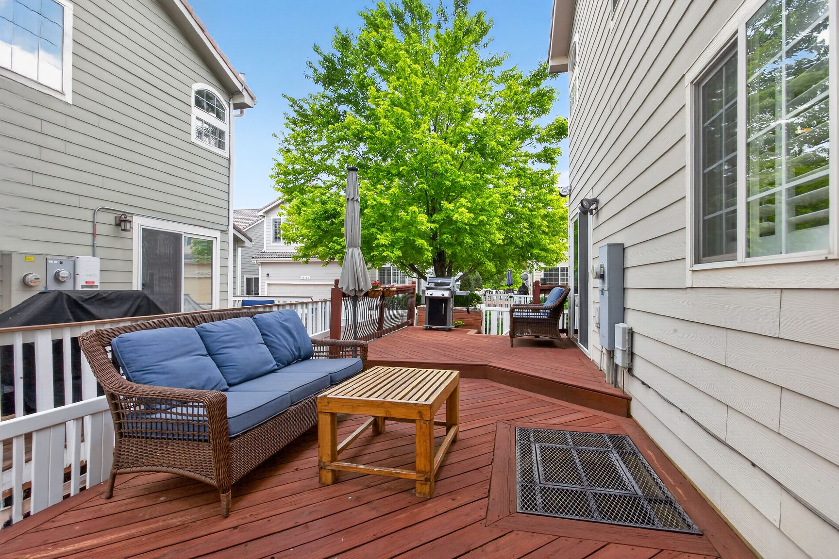 Private Deck shown as photographed